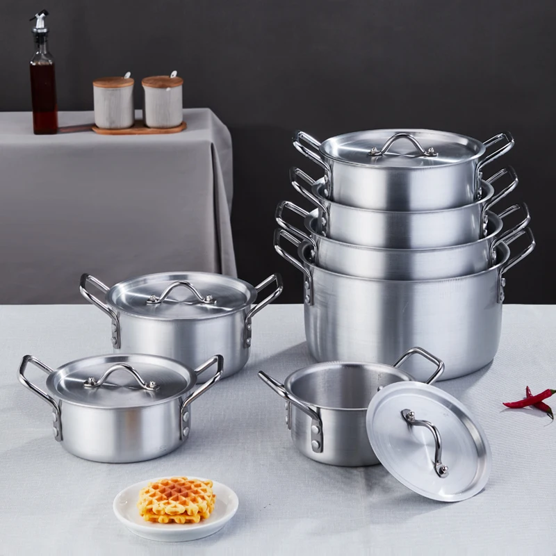 Unlock Your Culinary Potential with the American Stockpot 10 Piece Set Juego de Ollas de Cocina Thick Stainless Steel Cookware