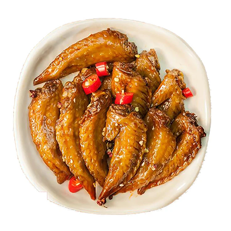 Xiao Hu-Duck Spicy Snacks Vacuum Pack Chicken Wing Tips 108g/bag Cooked Braised Casual Snack