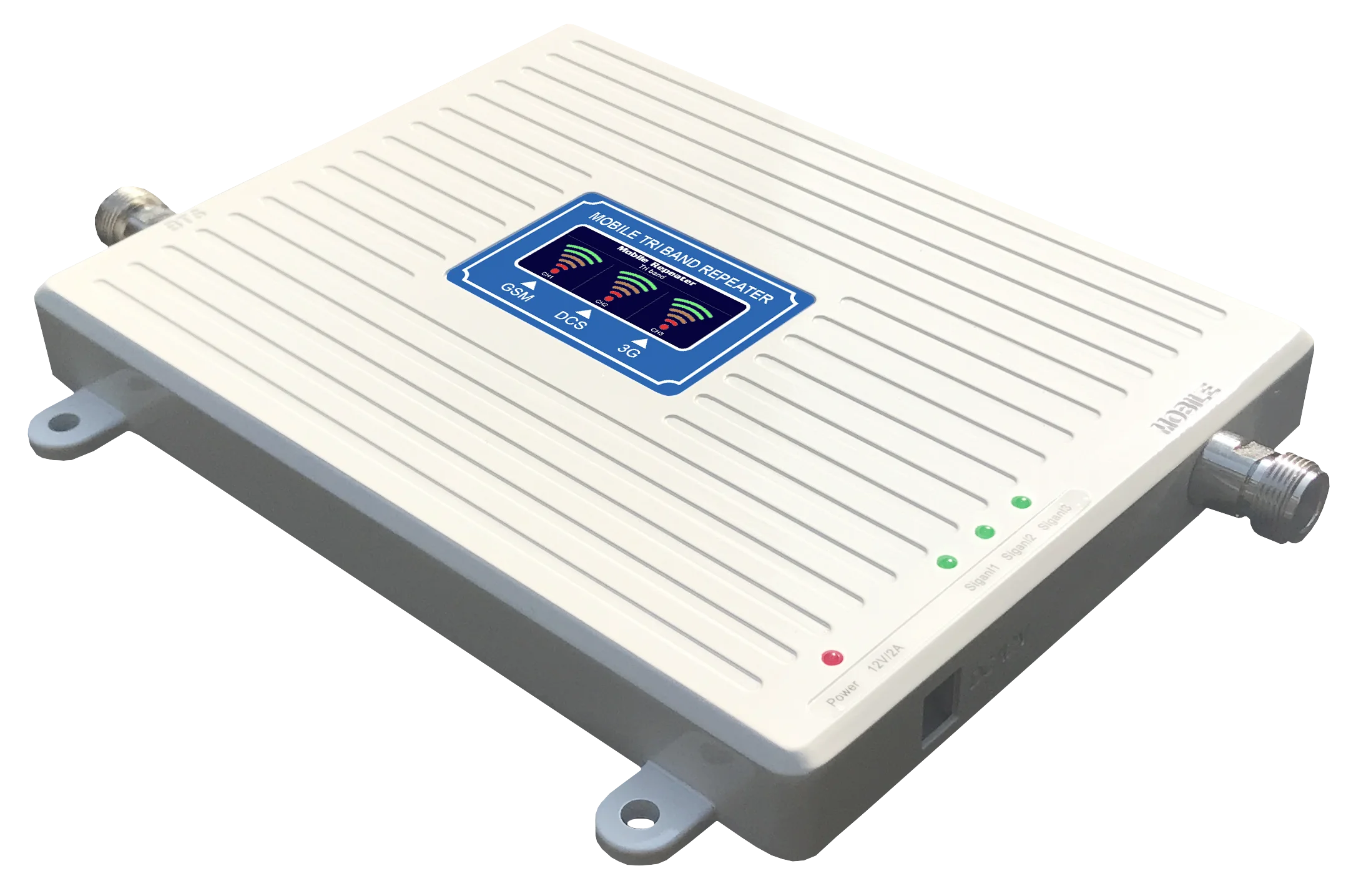 Усилитель сигнала GSM/DCS/WCDMA 900/1800/2100 МГц усилитель 70 дБ 234G трехполосный ретранслятор