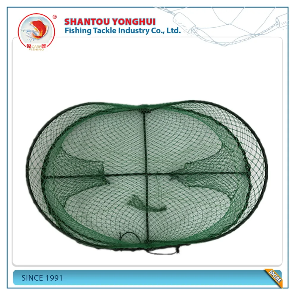 High Quality Commercial Fishing Crab Traps Aquaculture Traps Folding Crab Pot Fishing Net Trap