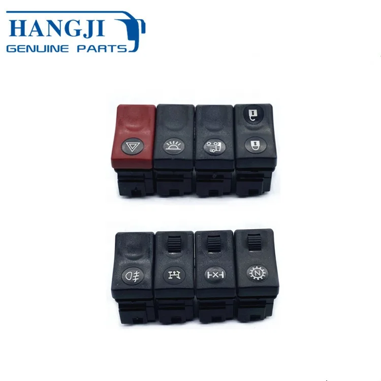 Electric Truck Kit  3Pin 4Pins 5 Pins 6Pins Truck Electrical Rocker Switch For Shacman F3000 F2000 And Truck Electrical Spares