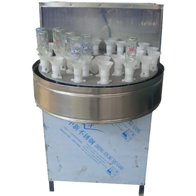2019 semi-automatic glass beer bottle washing cleaning machine price