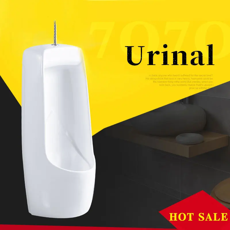 Современный ручной прессованный водосберегающий писсуар гостиничный напольный мужской открытый Писсуар для ванной