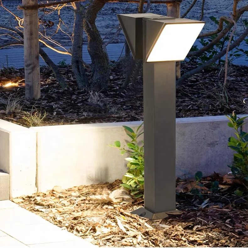 Modern minimalist 340 degree rotatable outdoor LED path light villa garden lawn landscape waterproof garden light