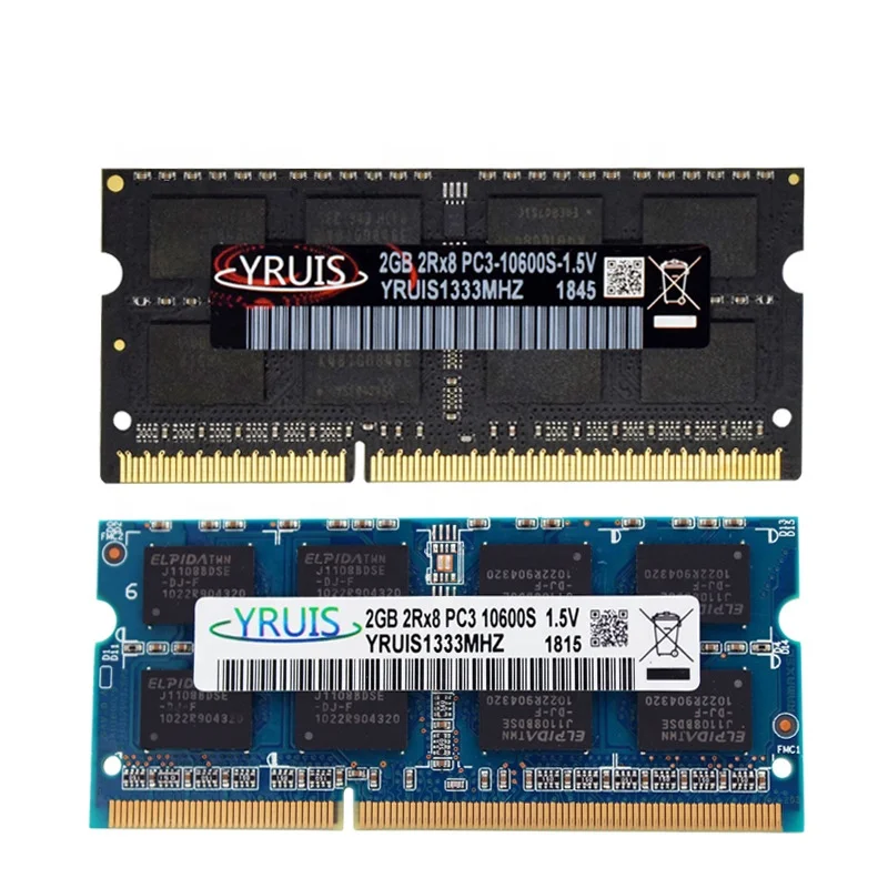 
YRUIS factory Outlet Original DDR3 2G 1066 1333HZ 10600S 1.5V RAM FEDEX Laptop Ram Memory Compatible with All 