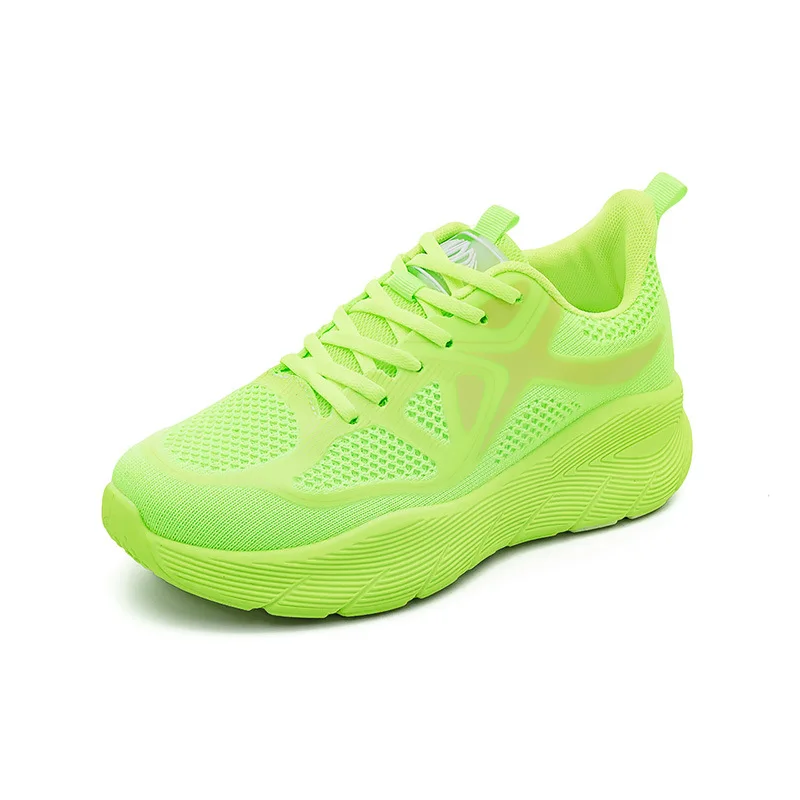 2024 Hot selling New Arrival Summer Colorful  New Thick Sole Breathable Running Walking Men Women shoes