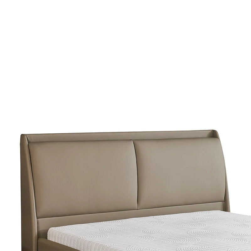 Modern Design Hotel Luxury Bed Leather Queen King Size Electric Bed Frame Up-Holstered Bedroom Furniture