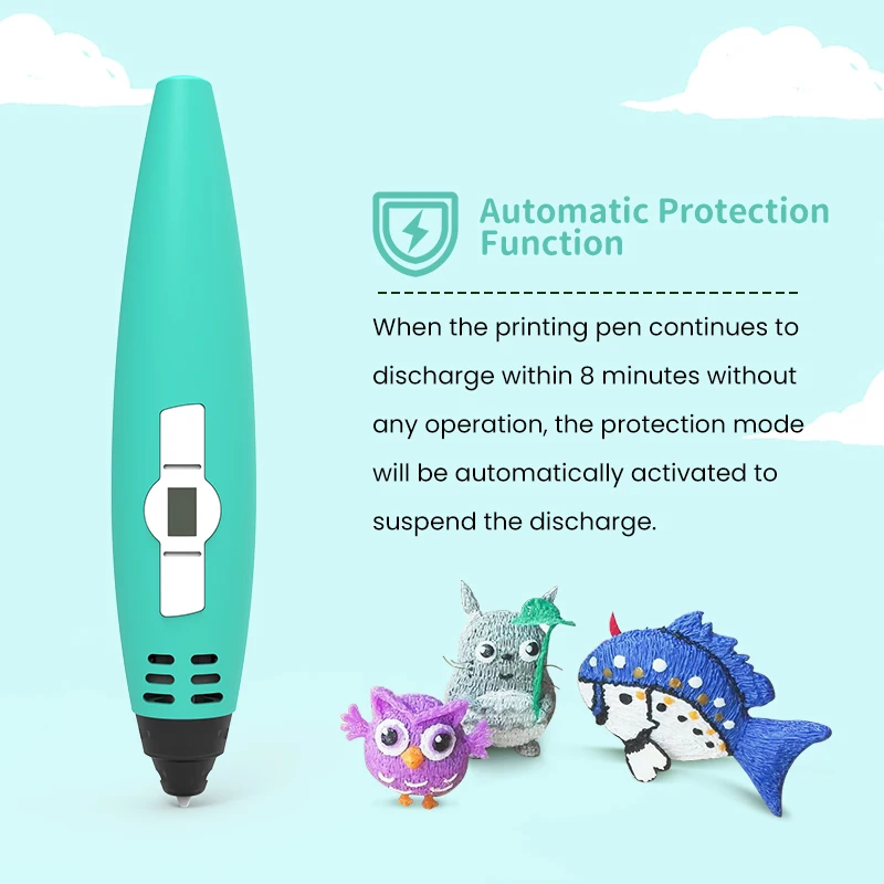 3D Pen Drawing Printing Christmas Gift for children with LCD Screen 3D Pen