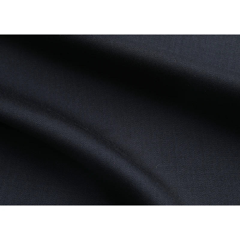 Wholesale High Quality Polyester black antistatic For Man Suit Fabric
