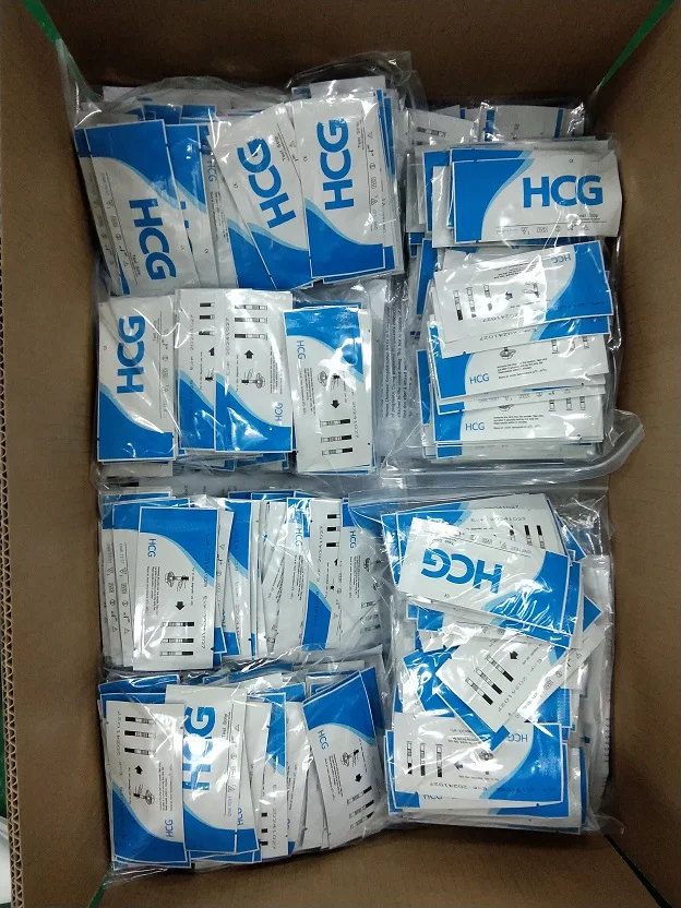 Cassette format and Urine specimen HCG pregnancy test Glob Biotech with lowest price