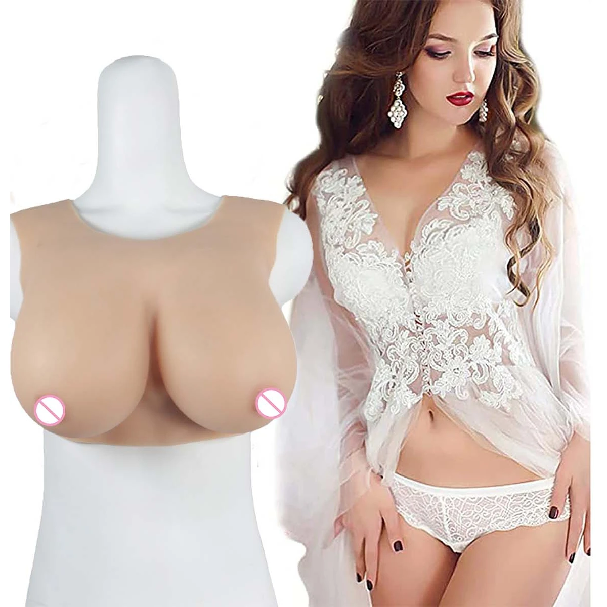 Artificial Boobs For Crossdresser Transgender Shemale Dragqueen Silicone Breast Forms