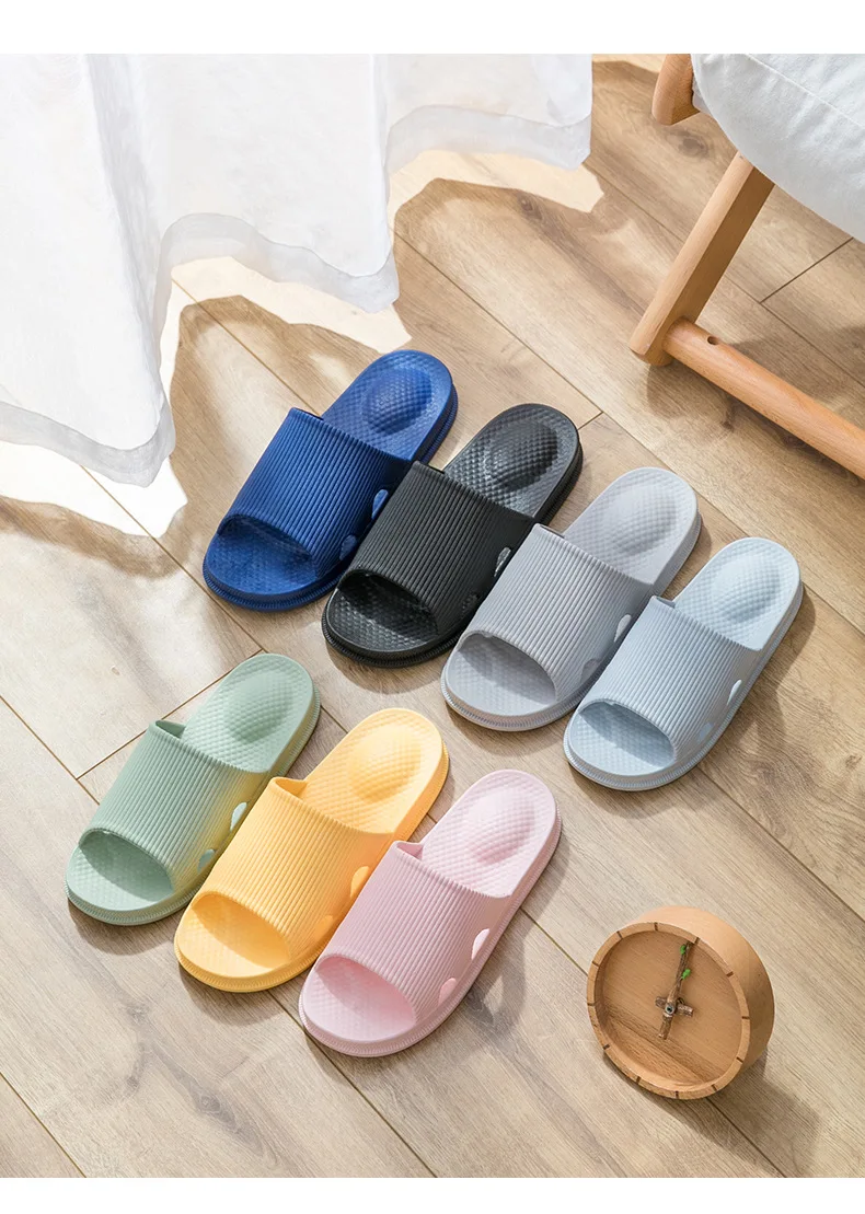 Shit feeling slippers for women in summer, household massage, bathroom, anti slip indoor home, couples at home, cool slippers 10