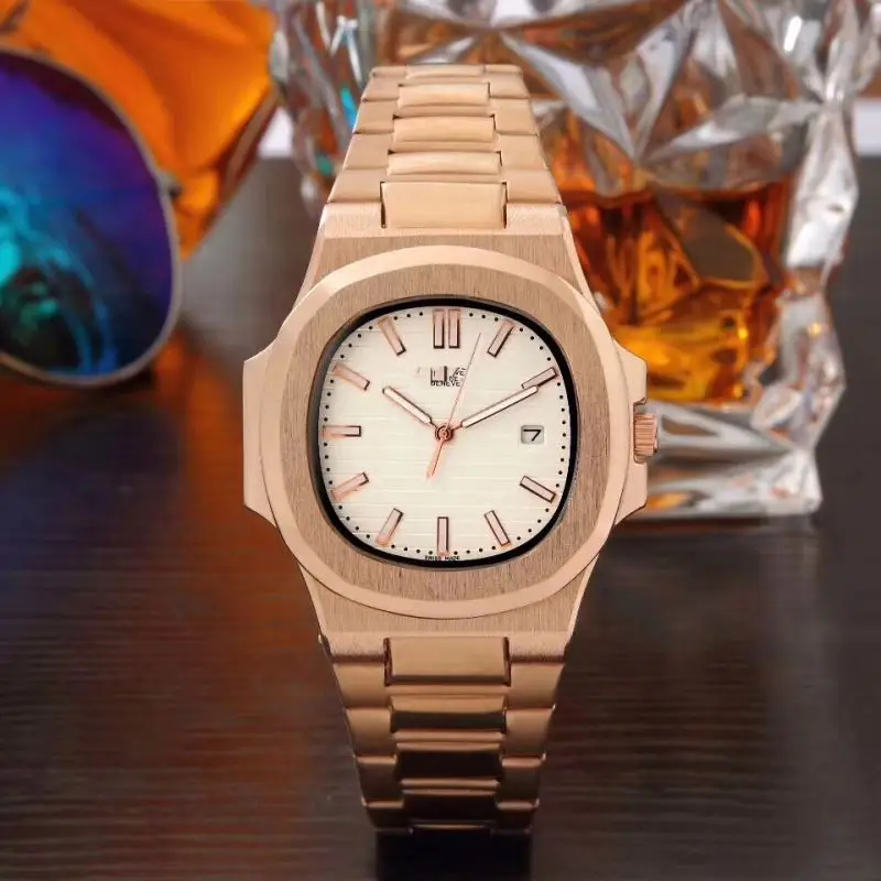 Мужские наручные часы Роскошные Waterprof Luxurygold лучшие мужские водонепроницаемые 2021 с кожаным ремешком и большим циферблатом