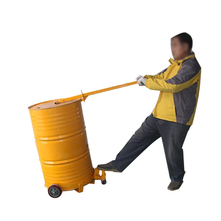 Low tank Mechanical oil drum truck steel model moving oil drum cart drum trolley