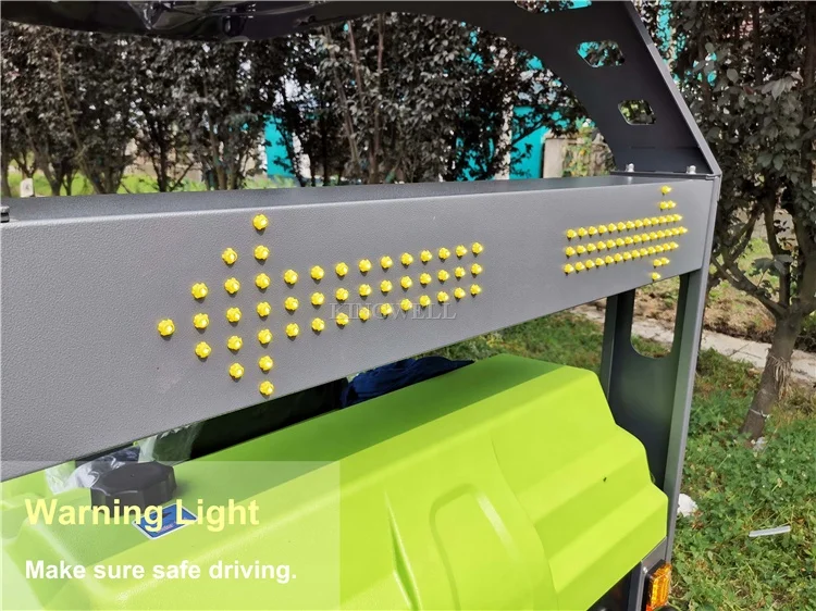 KW-1400C KINGWELL Chinese Best Quality Industrial Electric Road Sweeper For Concrete Road