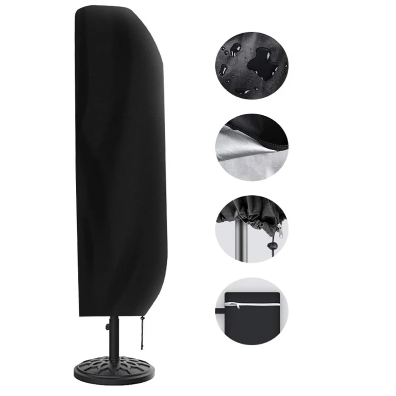 Brand new plastic cantilever umbrella cover with great price