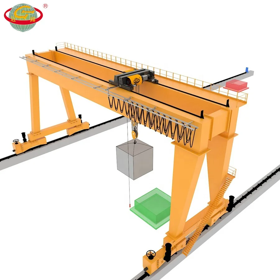 
heavy duty a-frame gantry crane with hoist trolley 