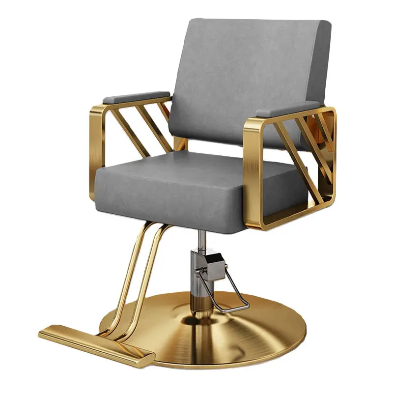 White luxury beauty salon equipment antique retro European style barber chair barber shop chairssalon equipment barber chairelec