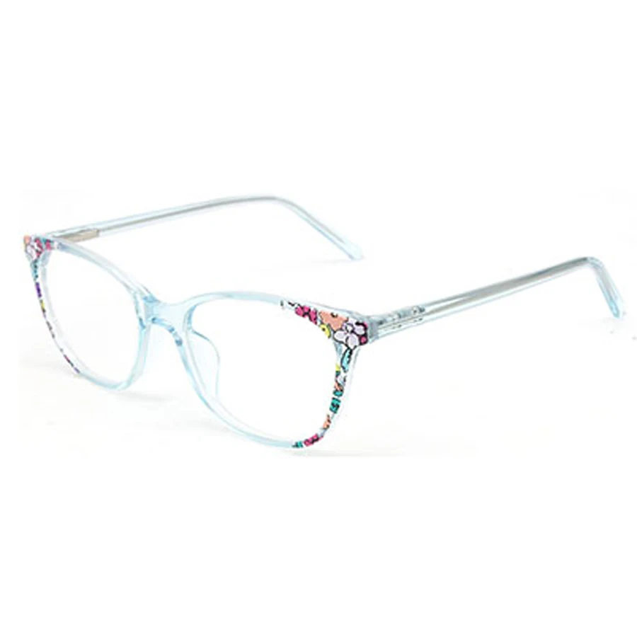 Hot Sale Online Designer Classic Transparency Round Glasses Bright Cat Eye Opyical Glasses