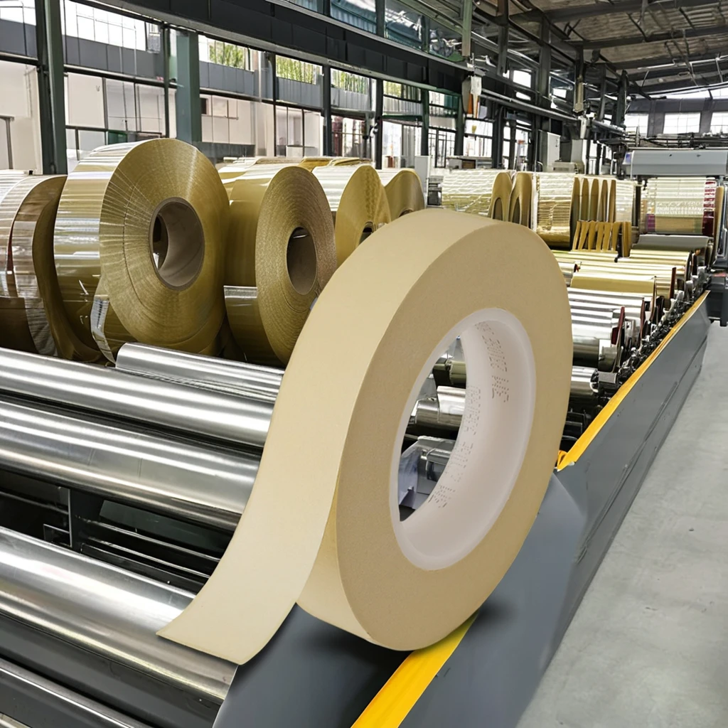 Custom 2310SE high temperature auto paper blue yellow car painting white masking tape jumbo applicator 3m mask tape manufacturer