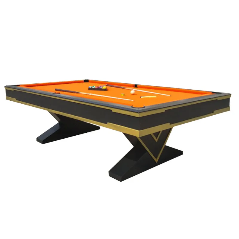 Modern v-leg high end luxury custom pool table 9ft slate pool table