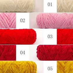 Wholesale Arm Knitting Chunky Chenille Yarn for Blanket Polyester Bulky Thick Knit Organic Vegan Chenille Yarn