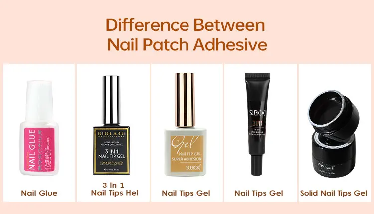 OEM Super Strong Hose Design Diamond Rhinestone LED Gel Nail Glue Adhesive Nail Decorations