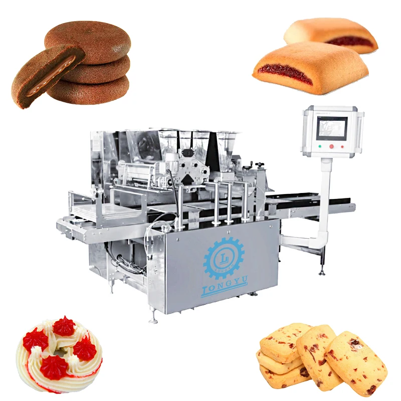 Promotional automatic wholesale three colors machine making fortune cookies  for factory