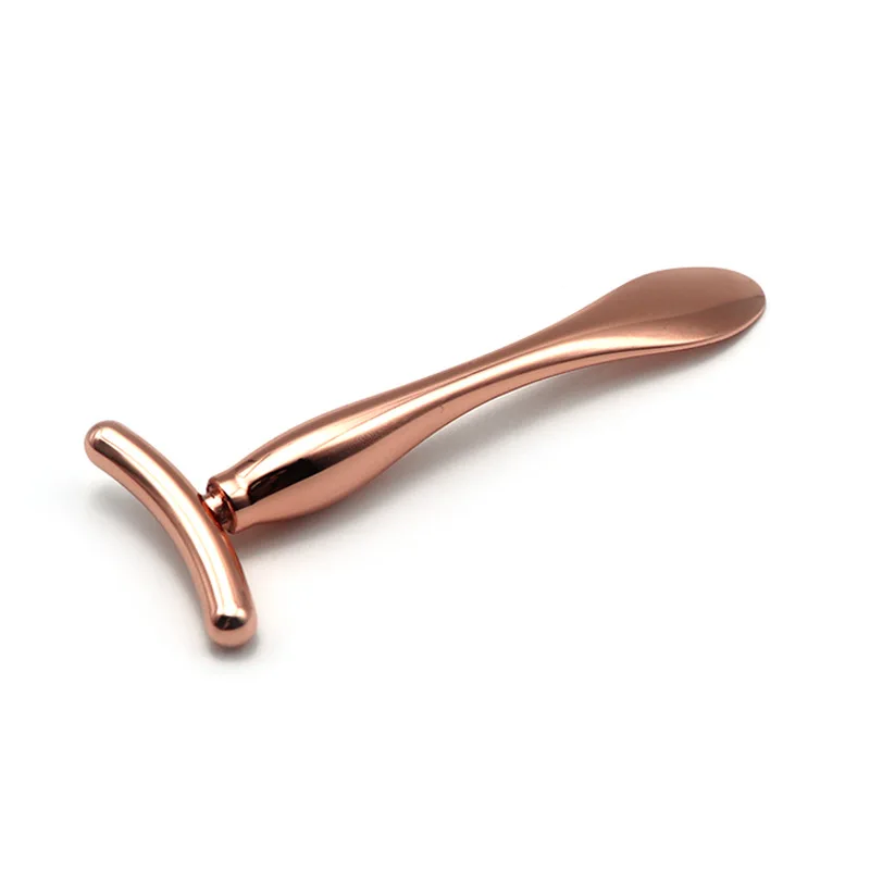 Металлическая Т-образная массажная палочка крем для глаз аппликатор из цинкового сплава косметическая с двойной головкой