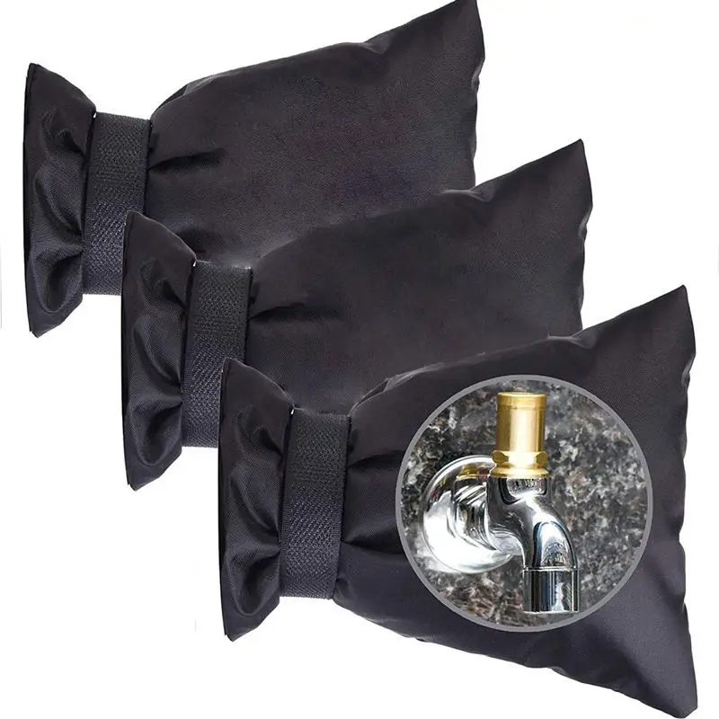 Outdoor Freeze Protection Sock Outside Garden Faucet Winter Waterproof Black Reusable Tap Protector Faucet Cover