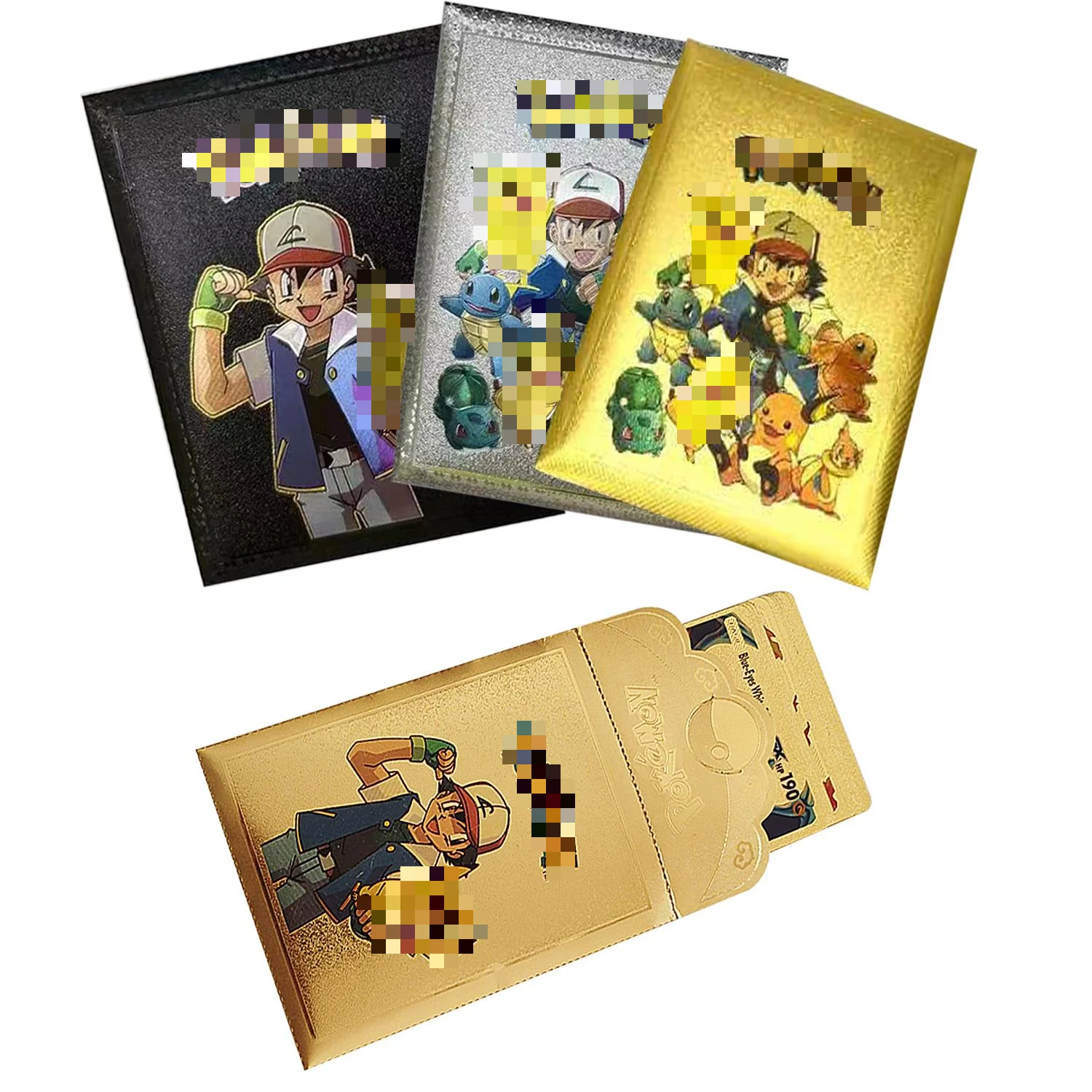 Poke mon Ultra Rare Bundle 10 Card 2 foil 2 Rare 1 Random Legendary Ultra-Rare Lightning Card Collection Deck Box Pokemond Cards