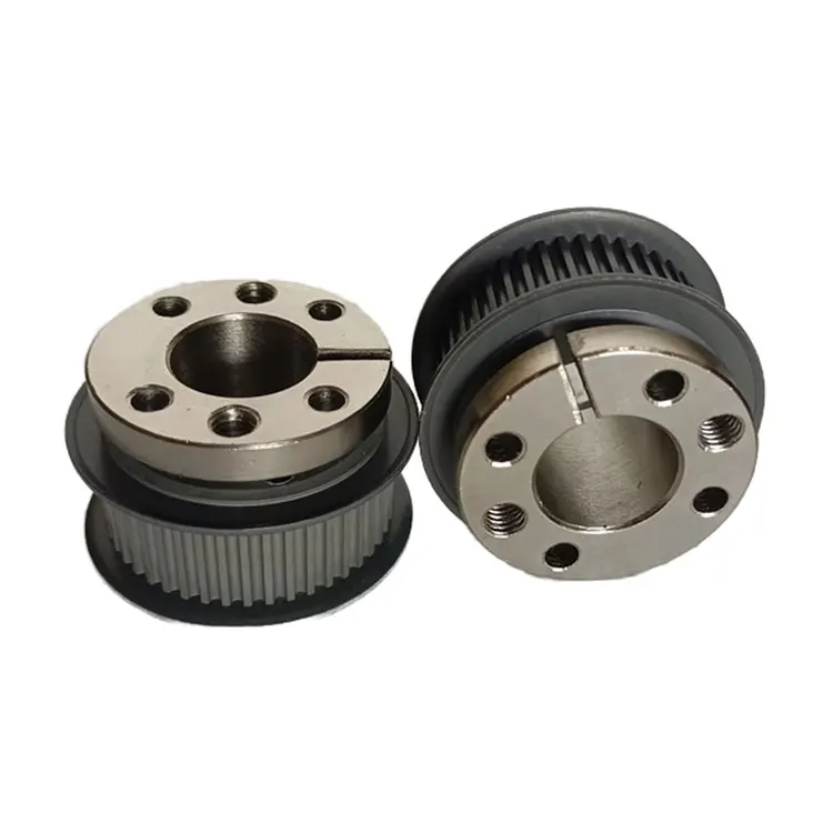 Timing pulley manufacturers for embroidery machine aluminum alloy synchronous wheel C45 steel synchronous wheel