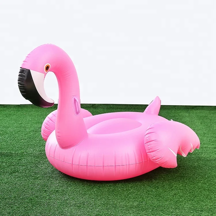 OEM custom pool float Inflatable water pool toys pvc pink flamingo