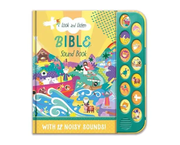 Look and Listen Bible  12 Button Sound Book children playing audio book