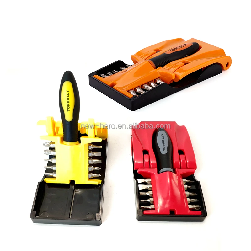 Gift Promotion Functional 11 In 1 Mini  Screwdriver Bit Kit Screw Driver Set Bit Kit Mini Screwdriver Set