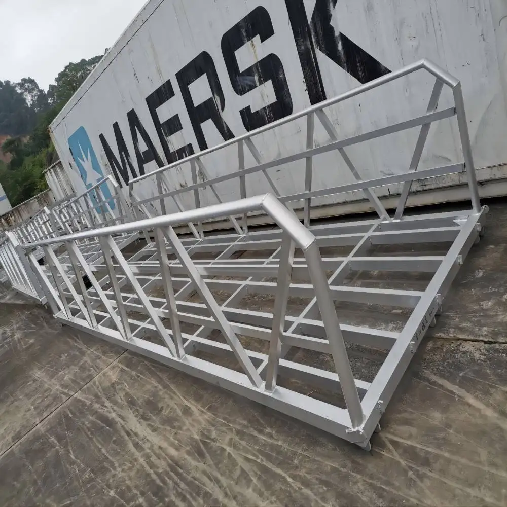 New Design Aluminium Floating Approach bridge with gangway and deck outdoor floating deck