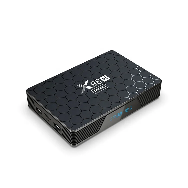 New X98H Pro Allwinner H618 Quad Core Set Top Box Android 4GB 64GB Android 12 IPTV Box Support Dual WiFi BT Free IPTV TV Box