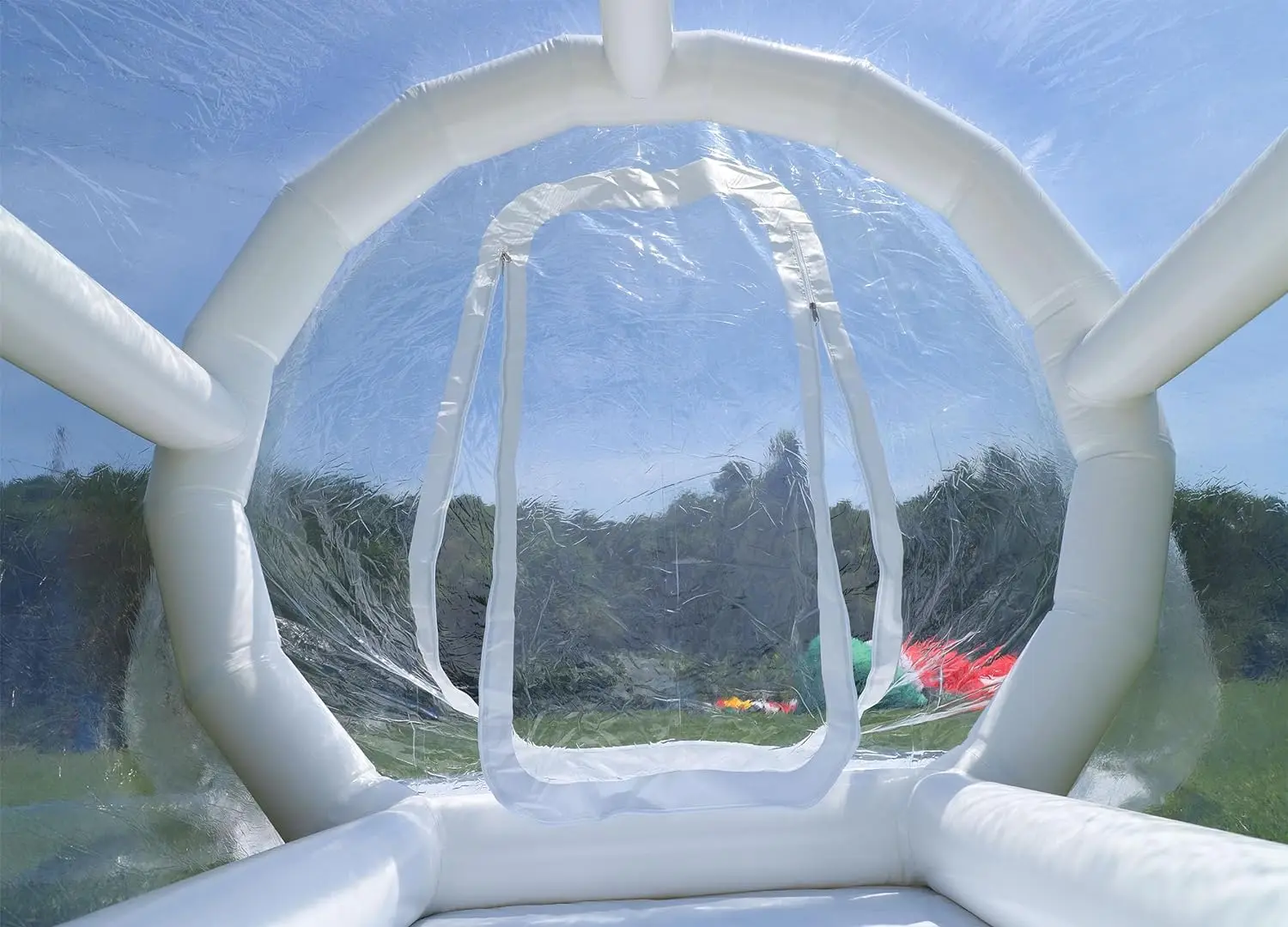 Hot selling inflatable bubble tentwith tunnel inflatable bubble house dome tent  for party