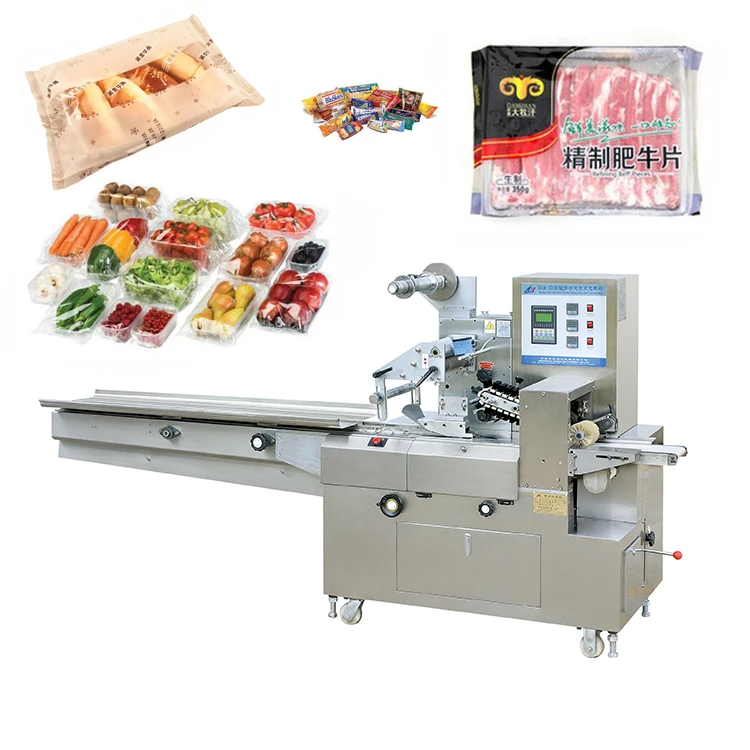 JY-620/850/DXD-620 Fresh Fruit And Potato Pillow Vegetable Wrapping Packing Machine