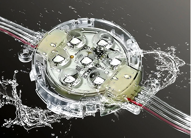 Project Led Dot Light Decoration 50mm smd5050 IP65 Waterproof Dc24v Point Pixel Light.jpg