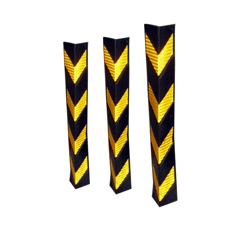 800mm Rubber Wall protector Corner Guard Garage Parking Lot right angle Wall Protector