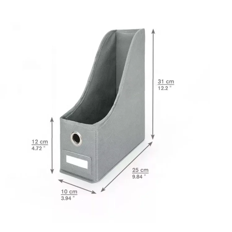 Guangdong Customized Office Desk accessories Folding Storage Box Organizer for Folder and Book