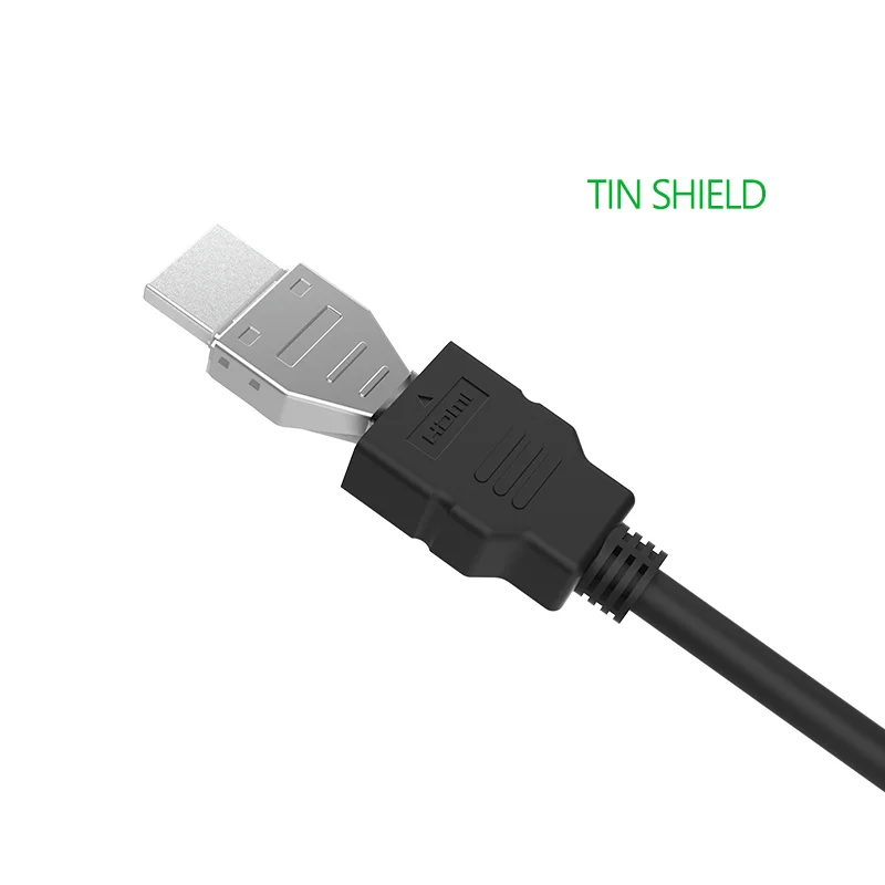 Jasoz 1M 1.5M Nickel Plated 4K 18gbps CCS HDMI Cable To HDMI Cable Male To Male 14/19 +1