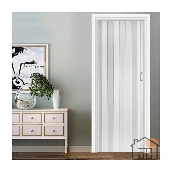 Chinese Factory Wholesale European Style PVC White Wood Grain Sliding Folding Doors