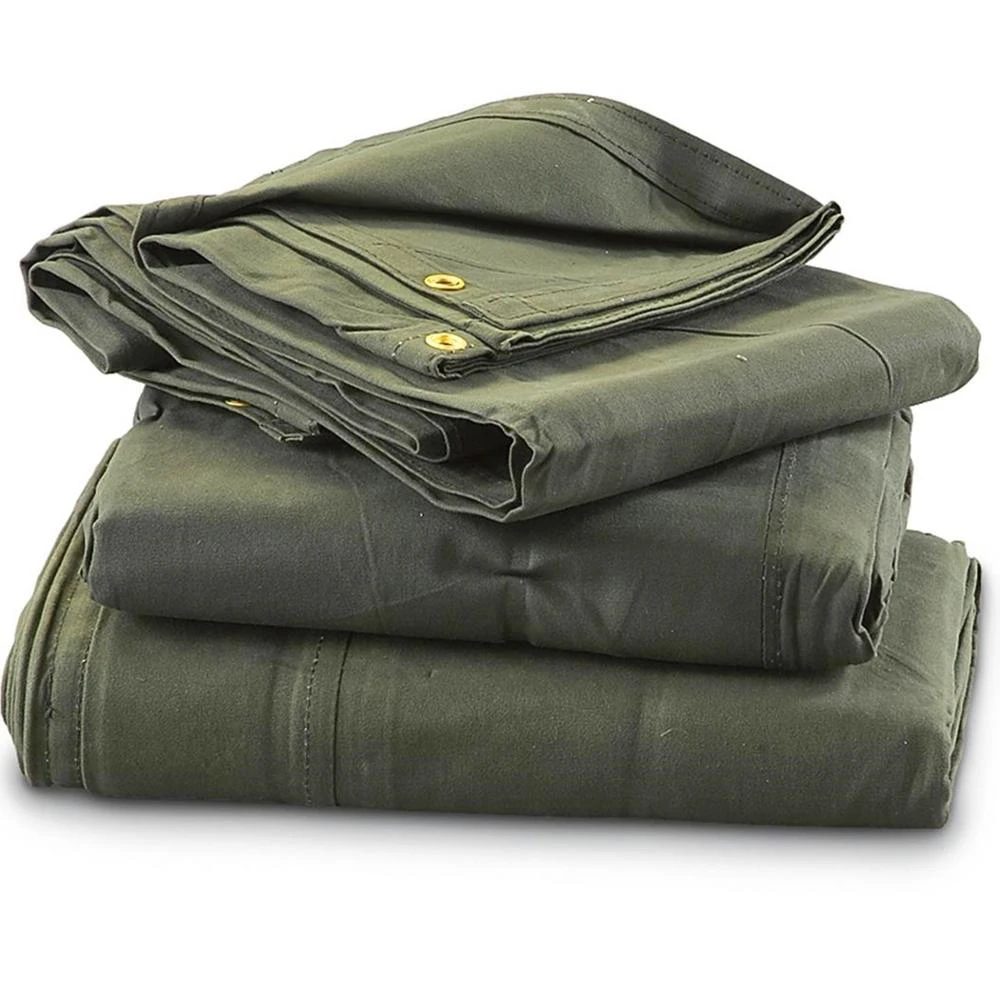 
Heavy duty canvas material , good breathability, waterproof, anti-UV, anti-mildew 100% polyester canvas tarp 