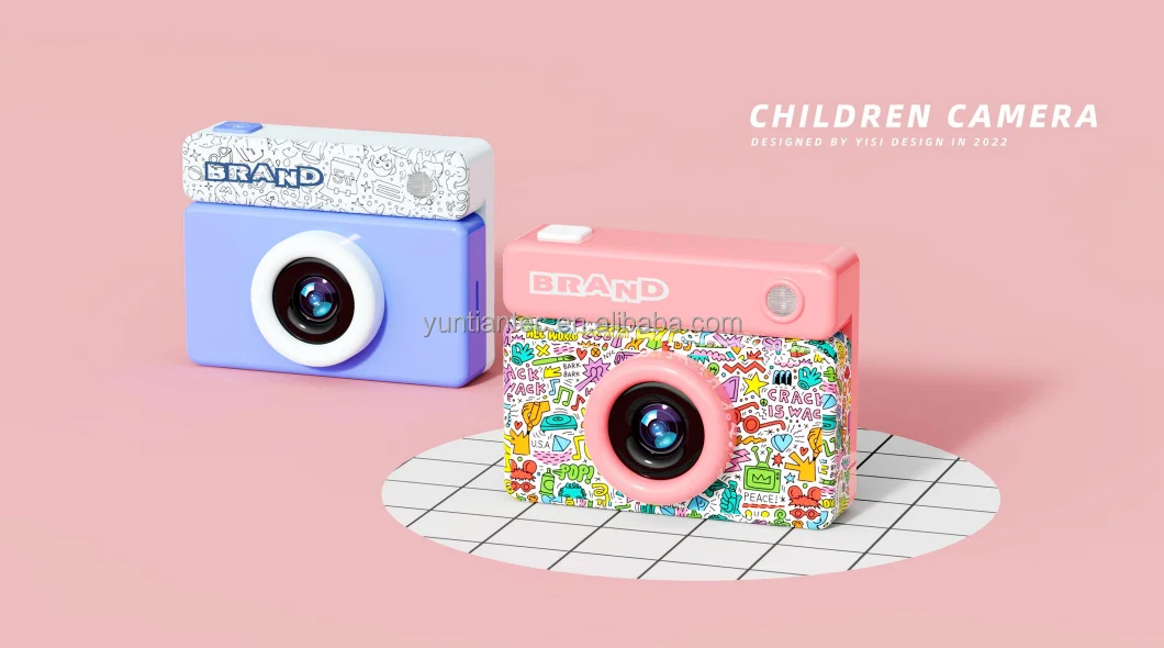 4.0 inch HD Touch Screen Kids Digital Camera Photo &Video with WIFI 48 Mega Pixel built in Flashlight Kids Toy Camera