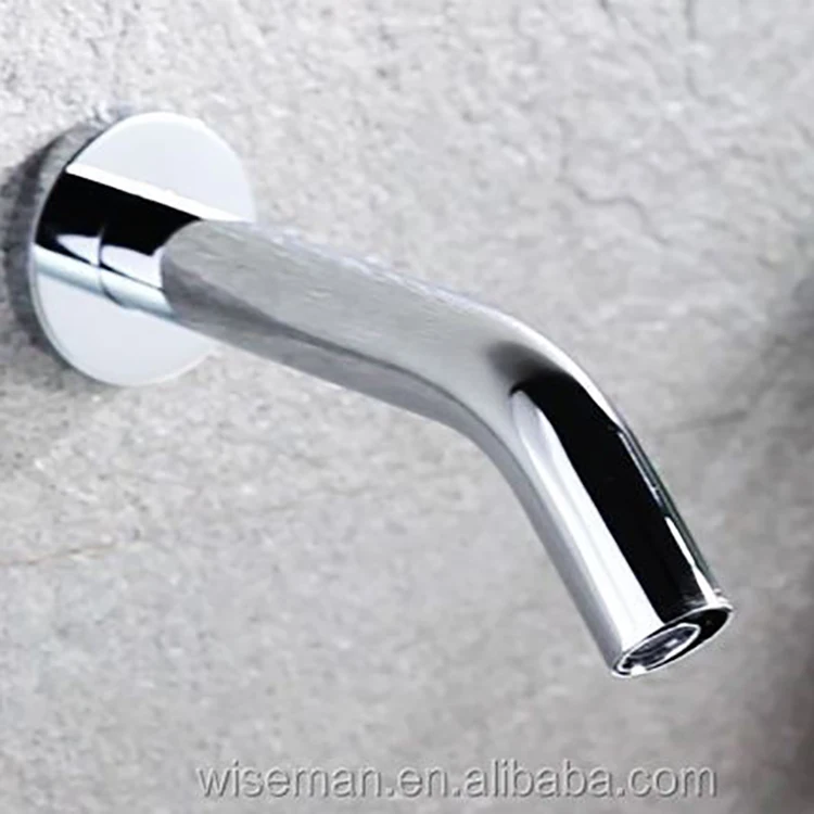 Factory customized high quality modern free touch wall mounted sensor tap bathroom sink induction faucet