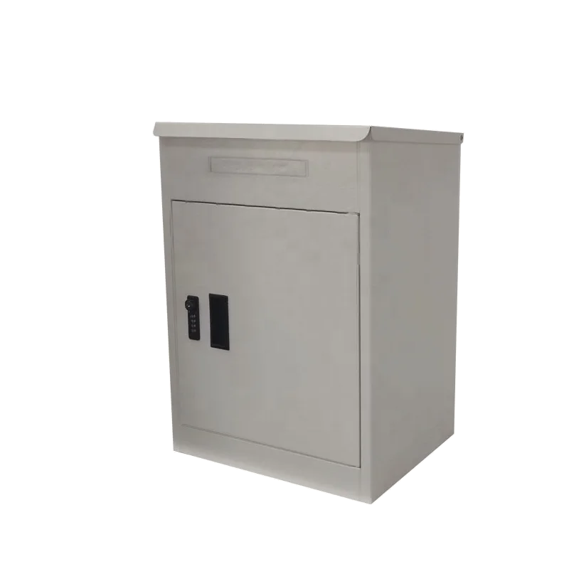 Logo Size Custom Wall Mounted Mailboxes Safe Postbox Metal Keter Parcel Drop Box With Letter Slot