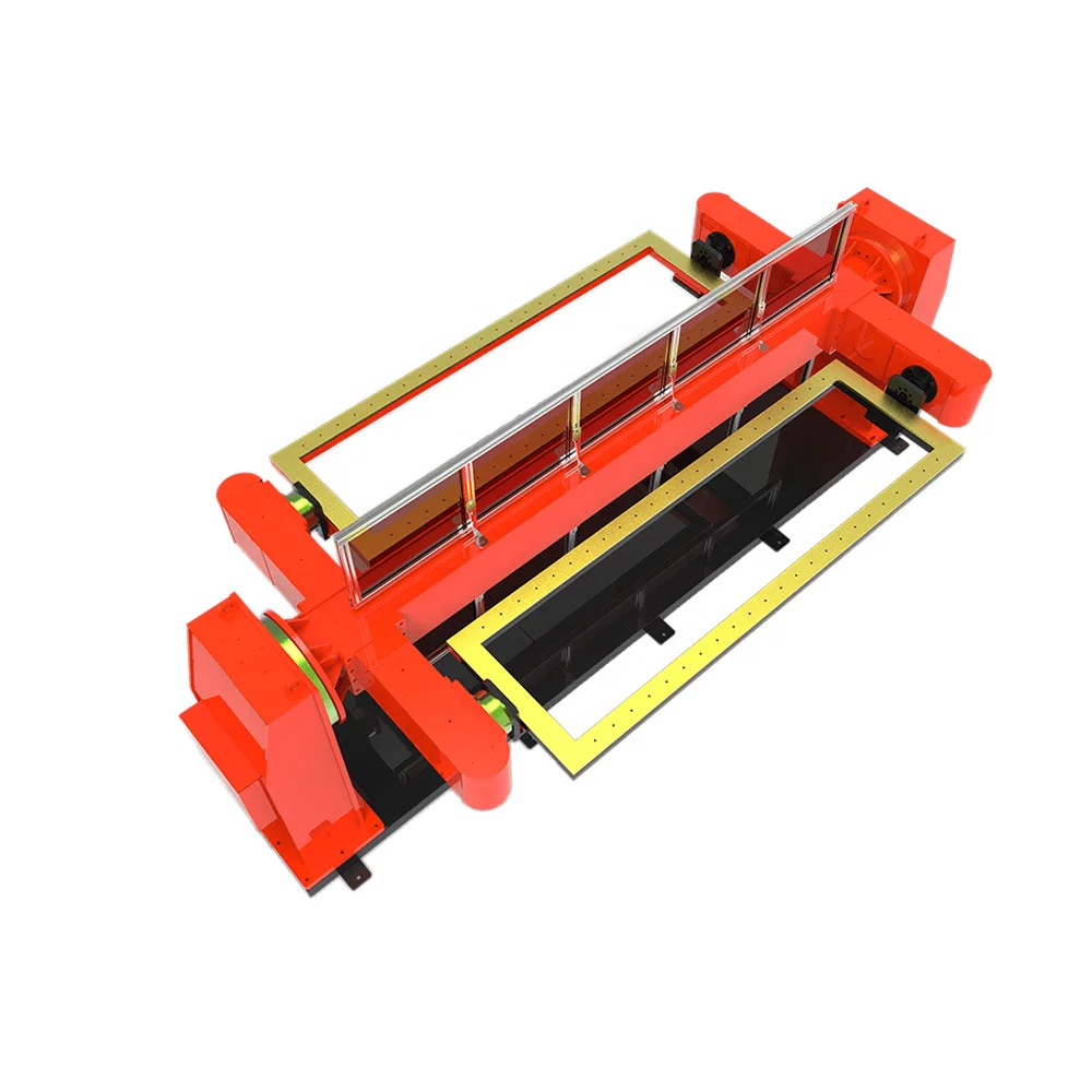 2 axis heavy load L type rotate robotic automatic positioner with turntable