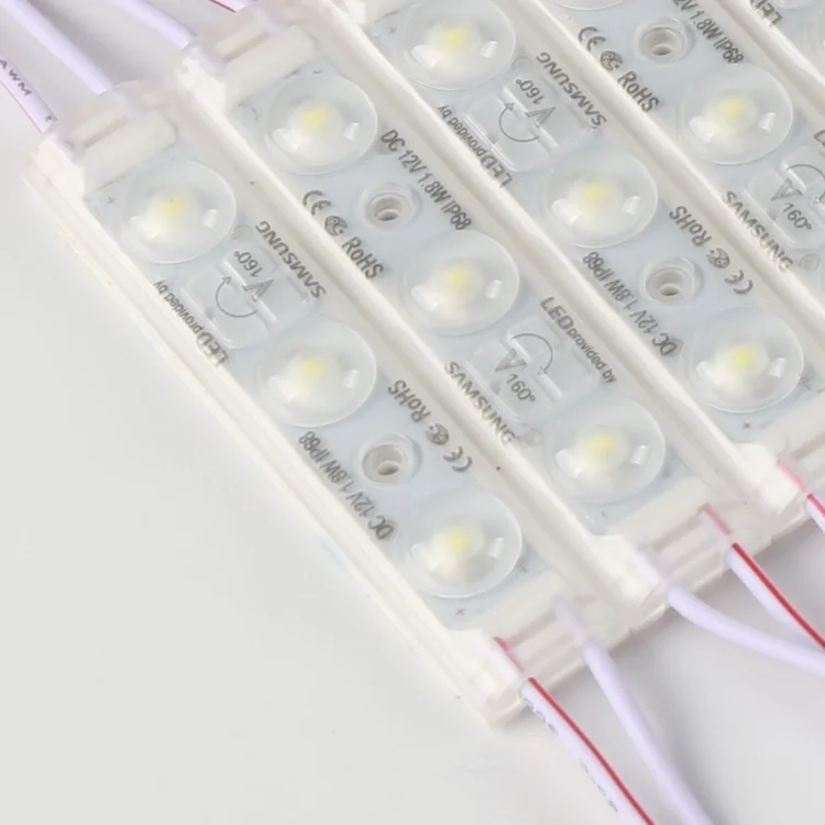  Широкоугольный 3-диодный 2835SMD модуль светодиодный IP68 водонепроницаемый высокой мощности с